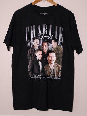 Charlie Swan 'The Right Thing Isn't Always Real Obvious' Twilight Graphic Tee L